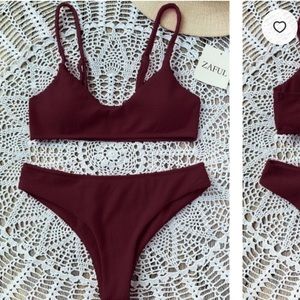 Zaful red bikini